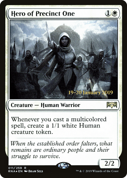 Hero of Precinct One (PRE-11S) - Ravnica Allegiance Promos Foil