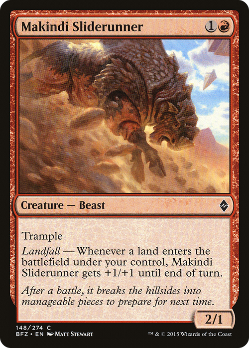 Makindi Sliderunner (BFZ-148) - Battle for Zendikar Foil