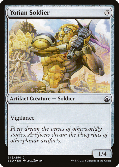Yotian Soldier (BBD-249) - Battlebond Foil