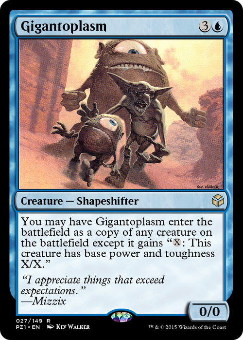 Gigantoplasm (PZ1-027) - Legendary Cube Prize Pack Foil