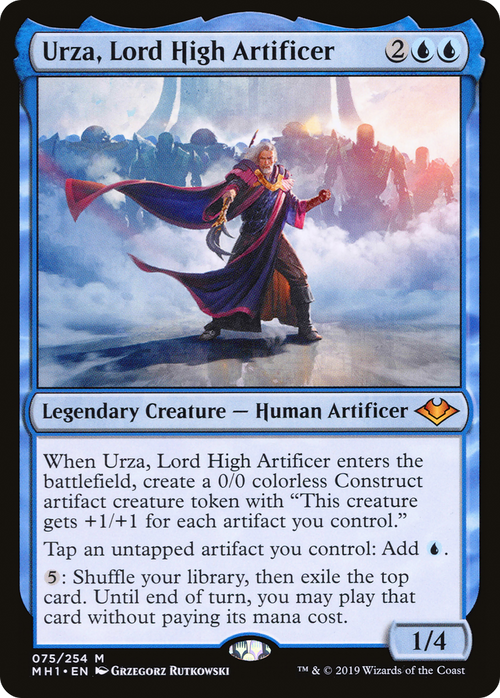 Urza, Lord High Artificer (MH1-075) - Modern Horizons Foil