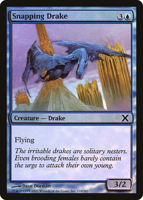 Snapping Drake (10E-110★) - Tenth Edition Foil