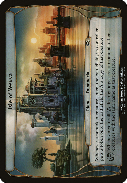 Isle of Vesuva (Planechase) (OVER-018) - Planechase Planes