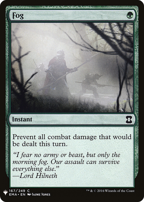Fog (LIST-EMA-167) - The List