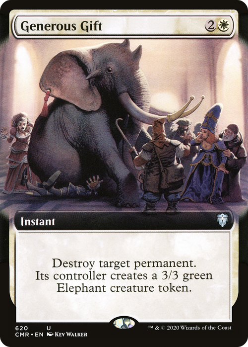 Generous Gift (Extended Art) (CMR-620) - Commander Legends: (Extended Art)