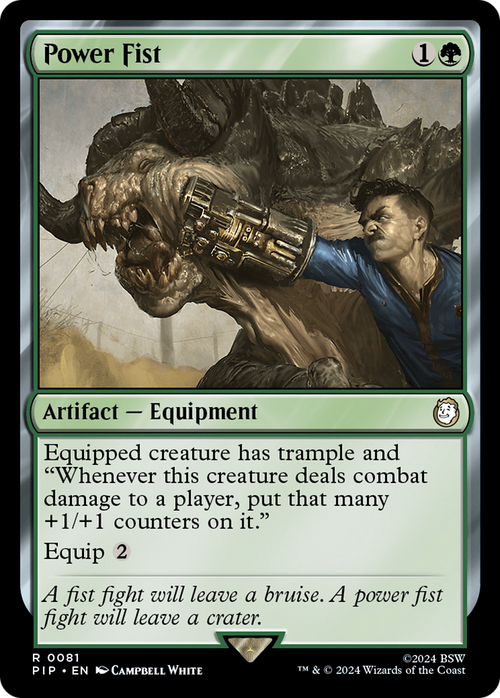 Power Fist (PIP-081) - Fallout Foil