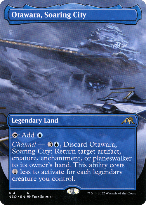 Otawara, Soaring City (Borderless) (NEO-414) - Kamigawa: Neon Dynasty