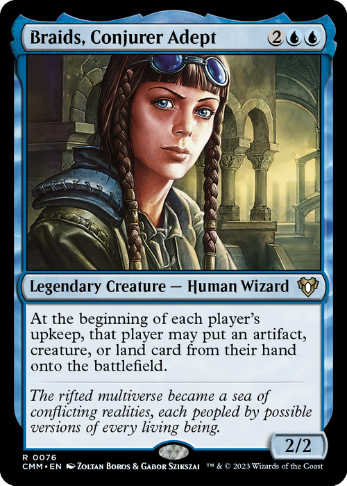 Braids, Conjurer Adept (CMM-076) - Commander Masters Foil