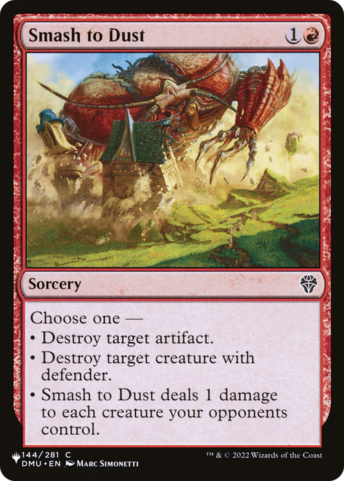 Smash to Dust (LIST-DMU-144) - The List