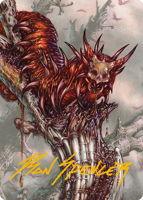 Grist, Voracious Larva // Grist, Voracious Larva (AMH3-053) - Modern Horizons 3 Art Series (Borderless) Foil