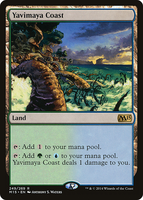 Yavimaya Coast (M15-249) - Magic 2015 Foil