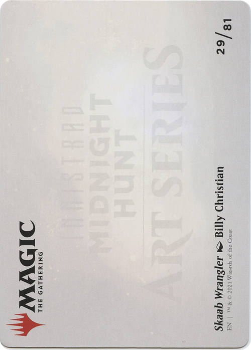 Skaab Wrangler // Skaab Wrangler (AMID-029) - Midnight Hunt Art Series (Borderless) Foil