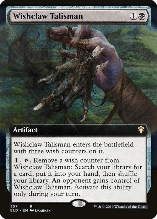 Wishclaw Talisman (Extended Art) (ELD-357) - Throne of Eldraine: (Extended Art) Foil