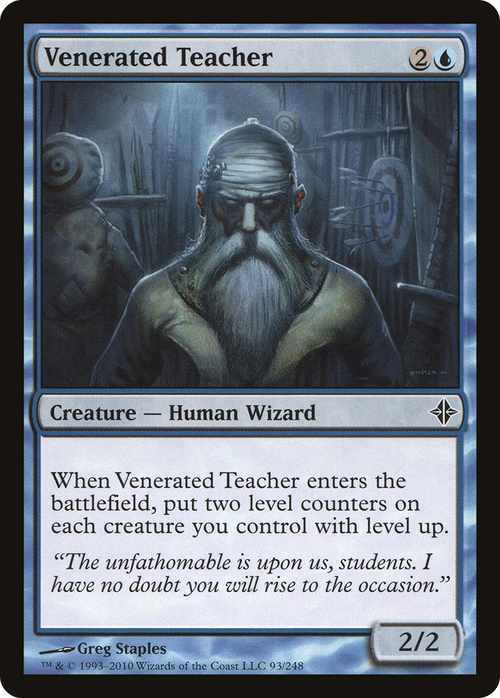 Venerated Teacher (ROE-093) - Rise of the Eldrazi Foil