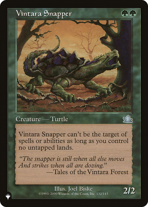 Vintara Snapper (LIST-PCY-132) - The List