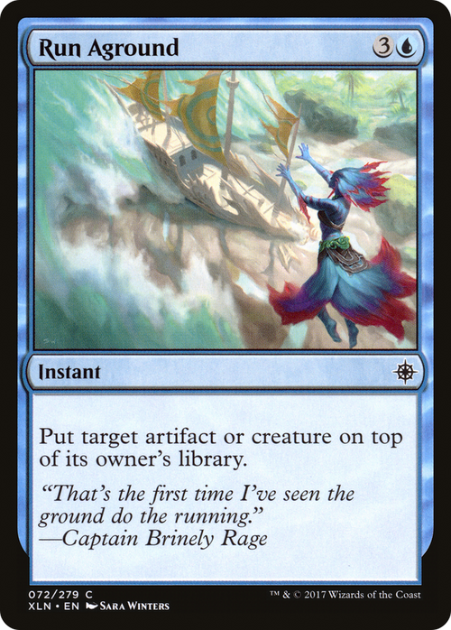 Run Aground (XLN-072) - Ixalan Foil