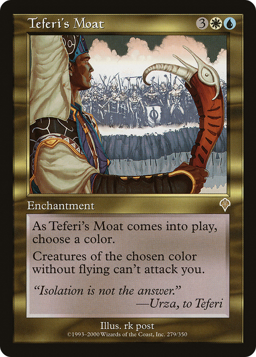 Teferi's Moat (INV-279) - Invasion Foil