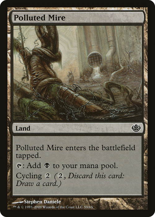 Polluted Mire (DDD-059) - Duel Decks: Garruk vs. Liliana