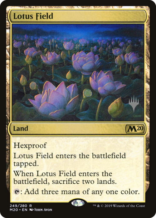 Lotus Field (PPM20-249P) - Core Set 2020 Promos Foil