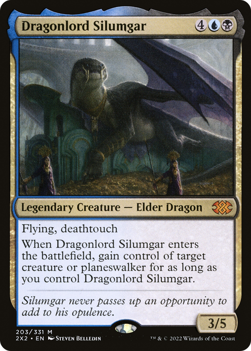 Dragonlord Silumgar (2X2-203) - Double Masters 2022 Foil