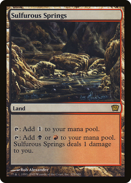 Sulfurous Springs (9ED-325) - 9th Edition