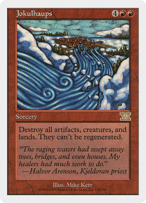 Jokulhaups (6ED-192) - Classic Sixth Edition