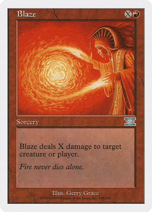 Blaze (6ED-168) - Classic Sixth Edition