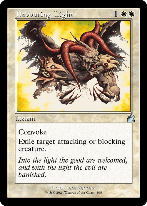 Devouring Light (Retro Frame) (RVR-305) - Ravnica Remastered