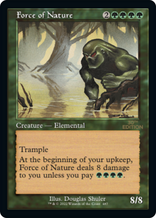 Force of Nature (Retro Frame) (30A-487) - 30th Anniversary Edition