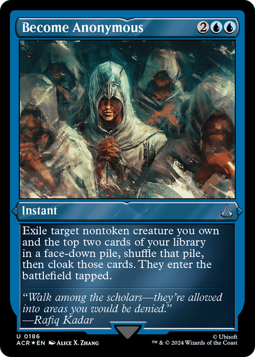 Become Anonymous (Foil Etched) (ACR-186) - Assassin's Creed Foil