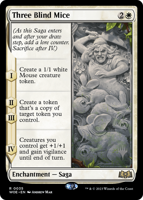 Three Blind Mice (PPWOE-035) - Wilds of Eldraine Promos
