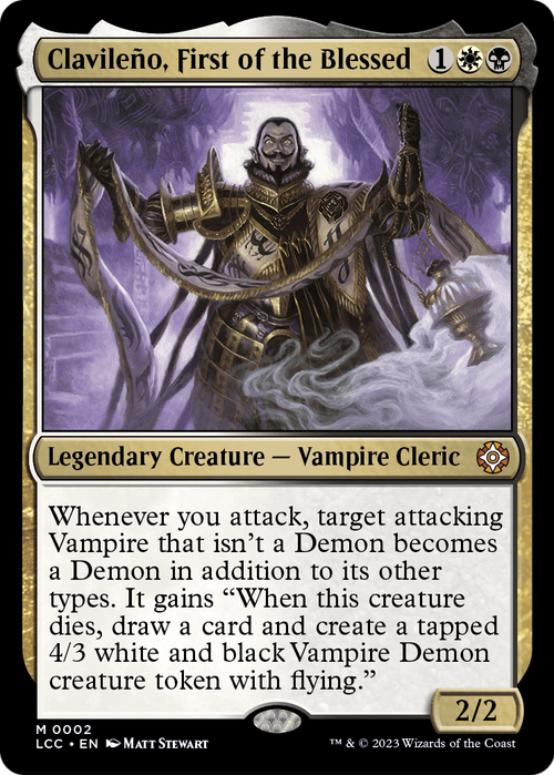 Clavileno, First of the Blessed (LCC-002) - The Lost Caverns of Ixalan Commander