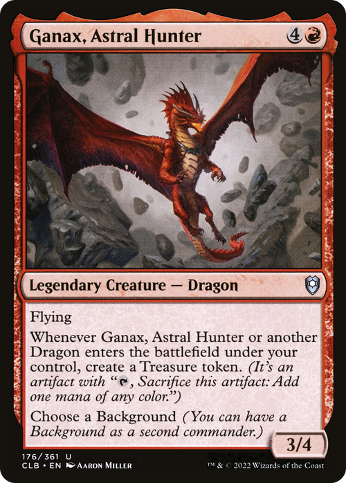 Ganax, Astral Hunter (CLB-176) - Commander Legends: Battle for Baldur's Gate