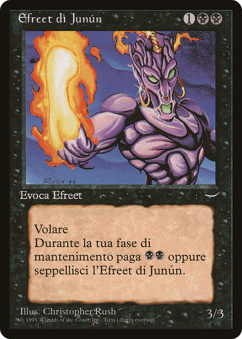 Junun Efreet (Italian) - "Efreet di Junun" (REN-) - Rinascimento