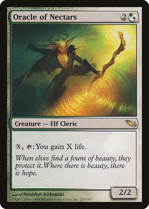 Oracle of Nectars (SHM-233) - Shadowmoor Foil