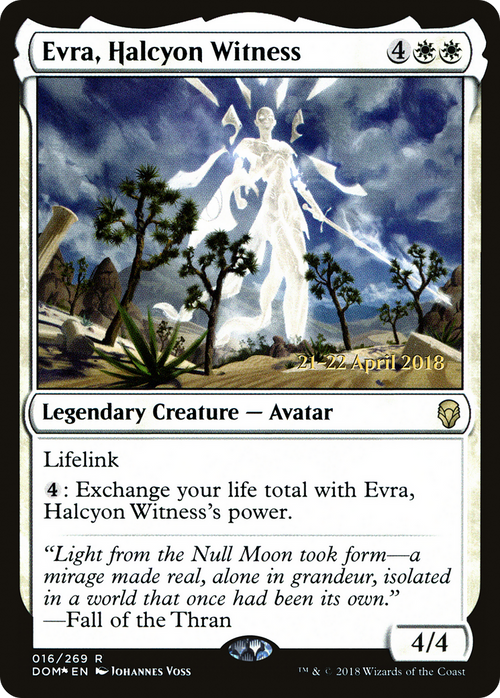 Evra, Halcyon Witness (PRE-16S) - Dominaria Promos Foil