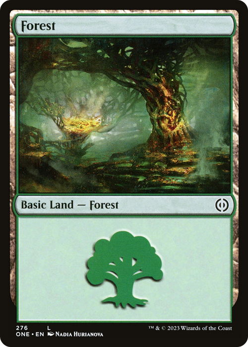 Forest (276) (ONE-276) - Phyrexia: All Will Be One Foil