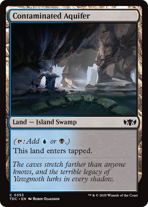 Contaminated Aquifer (TDC-353) - Commander: Tarkir: Dragonstorm