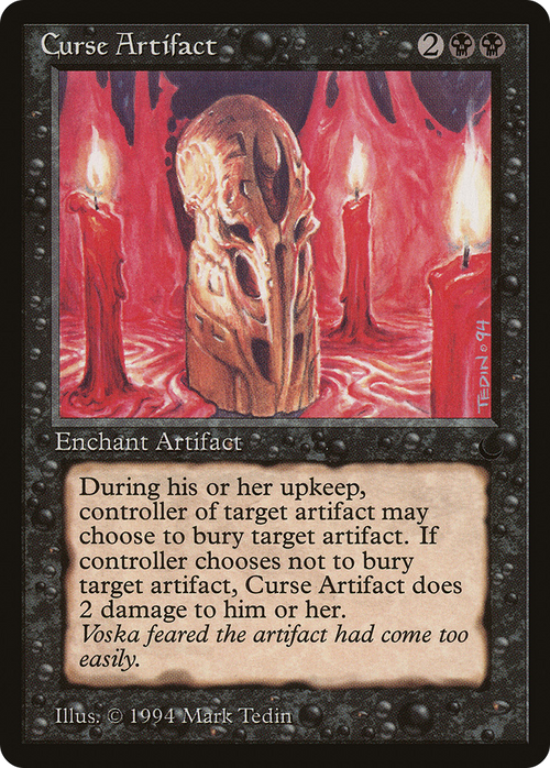 Curse Artifact (DRK-) - The Dark