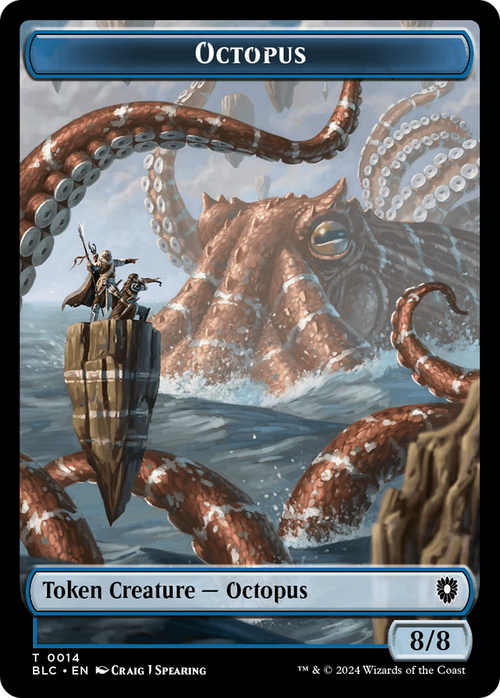 Octopus (TBLC-014) - Bloomburrow Commander Tokens