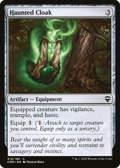 Haunted Cloak (313) (CMR-313) - Commander Legends Foil