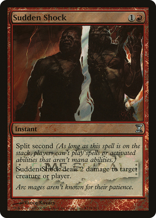 Sudden Shock (LARP-179★) - Time Spiral Promos Foil