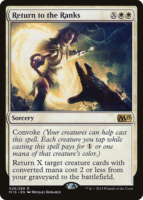 Return to the Ranks (M15-029) - Magic 2015