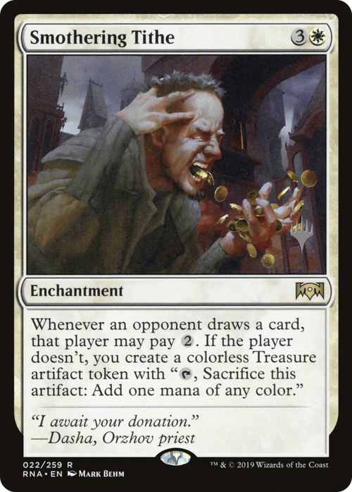 Smothering Tithe (PPELD-22P) - Ravnica Allegiance Promos Foil
