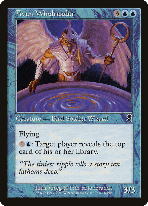 Aven Windreader (ODY-065) - Odyssey