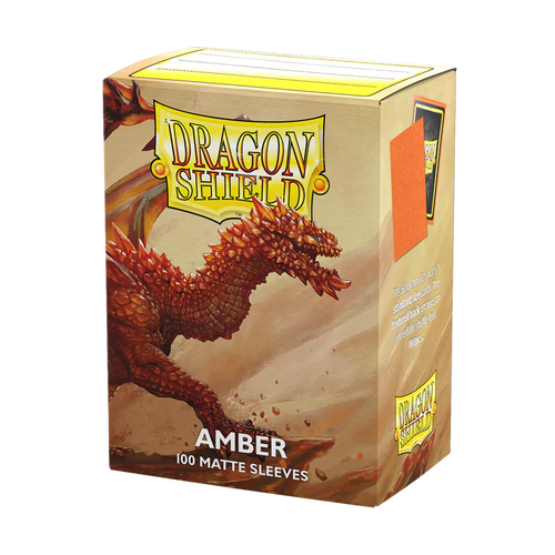 Dragon Shield Amber - Matte Sleeves