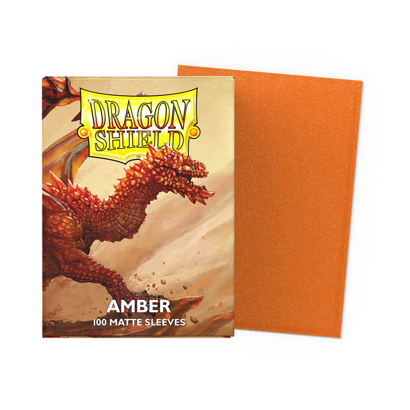 Dragon Shield Amber - Matte Sleeves