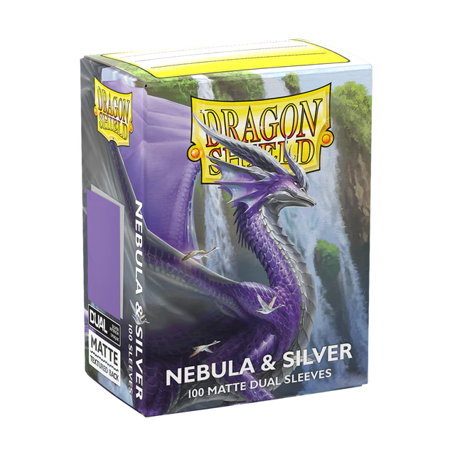 Dragon Shield Nebula & Silver - Matte Dual Sleeves