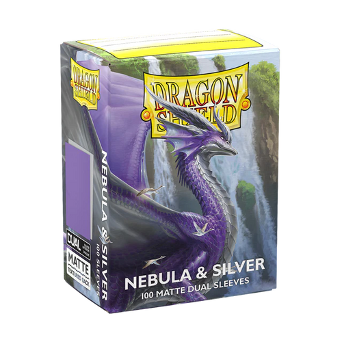 Dragon Shield Nebula & Silver - Matte Dual Sleeves