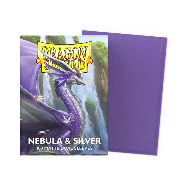 Dragon Shield Nebula & Silver - Matte Dual Sleeves